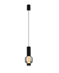 Aviano Lighting lampa wisząca LED Ronda ściemnialna 8W 800lm 3000K+4000K czarna 6224-0110