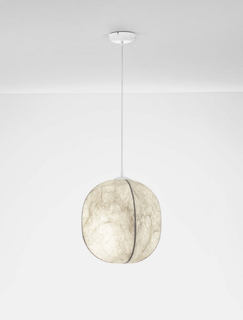 Luces Exclusivas lampa wisząca LED Mapiri Ø 42 cm E27 1x12W IP20 biała LE44747