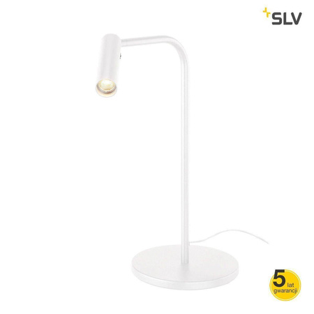 SLV lampka biurkowa LED Karpo 6,5W 400lm 3000K biała 1001460