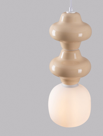 Luces Exclusivas lampa wisząca LED Vilrosa Ø 18 cm E14 1x5W IP20 żółta LE44557