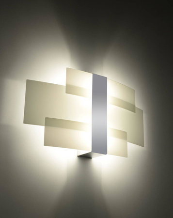 Sollux kinkiet Celia 2xG9 biały/chrom SL.0350