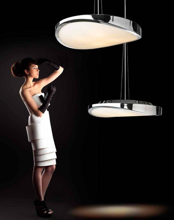 Azzardo lampa wisząca Circulo 3xE27 biała Ø48cm AZ0987