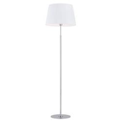 Argon lampa podłogowa Asti E27 biała/chrom 175cm 3849