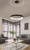 Azzardo SMART lampa wisząca LED Antonio 41 32W 1650lm 3000/6500K czarno/biała AZ5060