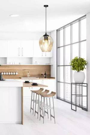 Emibig lampa wisząca Istar 1 E27 czarna 677/1