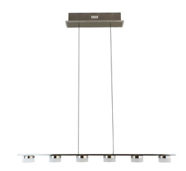 Aviano Lighting lampa wisząca LED Cassis ściemnialna 30W 3000lm 3000K matowy nikiel 7066-703