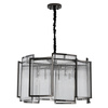 Step Into Design żyrandol / lampa wisząca Imperio 8xE14 czarna MP0098 black