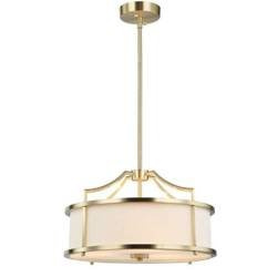Orlicki Design żyrandol / lampa wisząca Stanza Old Gold S 3xE27 biało/złota OR80889