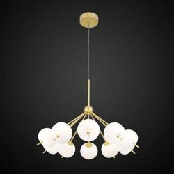 Altavola żyrandol  / lampa wisząca LED złoto biała Apple 10 10x(7W 630lm 3000K) 70W 6300lm złoto/biała LA058/C