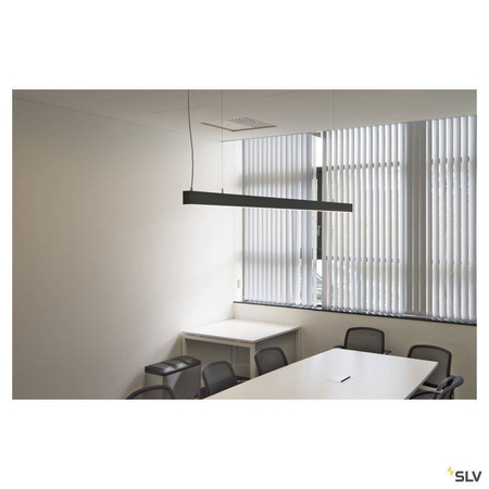 SLV lampa wisząca LED Glenos 85W 6600lm 4000K czarna 1001409