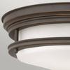 Quintiesse plafon łazienkowy Hadrian 2xE27 brązowy IP44 QN-HADRIAN-FS-OZ-OPAL