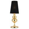 Step Into Design lampka biurkowa Queen E27 czarno/złota MT-8046-18 black gold