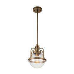 Quintiesse lampa wisząca Triocent E27 mosiężna IP44 QN-TRIOCENT-P-NBR