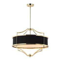 Orlicki Design żyrandol / lampa wisząca Stesso M 4xE27 czarno/złota OR84160