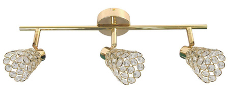 Candellux plafon (reflektorki) Glossy 3xG9 złoty 93-00453
