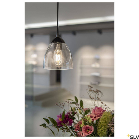 SLV lampa wisząca Para Cone GU10 czarna Ø13,5cm 1006159