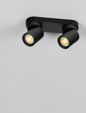 Luces Exclusivas lampa sufitowa LED Galvez GU10 2x10W IP20 czarna LE44397