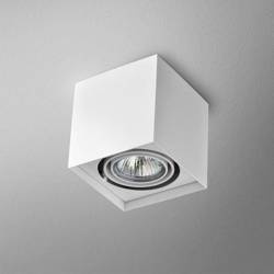 AQForm plafon techniczny Squares GU10 Phase-Control biały stkurktura 45811-0000-U8-PH-13