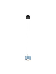 Luces Exclusivas lampa wisząca LED Lima Ø 9,6 cm 13W 922lm 3000K IP20 niebieska LE44283