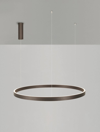 Luces Exclusivas lampa wisząca LED Bari ściemnialna Ø 98 cm 106W 4899lm 3000K IP20 brązowa LE44320