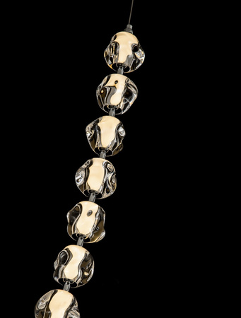 Luces Exclusivas lampa wisząca LED Chepen ściemnialna 119W 8798lm 3000K IP20 czarna LE44425