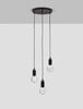 Luces Exclusivas lampa wisząca Bani 3xG9 czarna LE42715