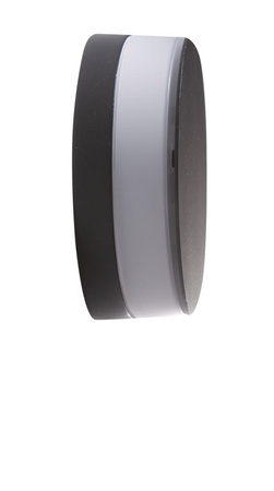 Azzardo kinkiet zewnętrzny LED Enok Round Wall 9W 3000K szary IP65 AZ4460