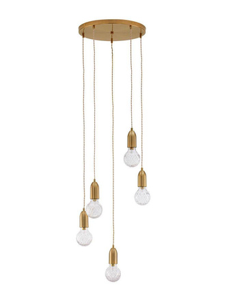 Luces Exclusivas lampa wisząca Bani 5xG9 czarna LE42711