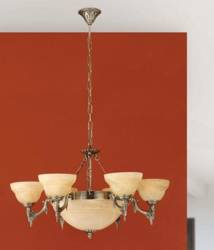 Eglo żyrandol / lampa wisząca Marbella 6 9xE14 złota 85858