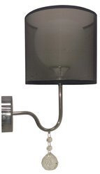 Candellux kinkiet Brava E27 czarny 21-26552