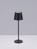 Luces Exclusivas lampa stołowa zewnętrzna LED Adobes akumulatorowa 2W 192lm 2700K IP54 wys. 39,5 cm czarna LE73541