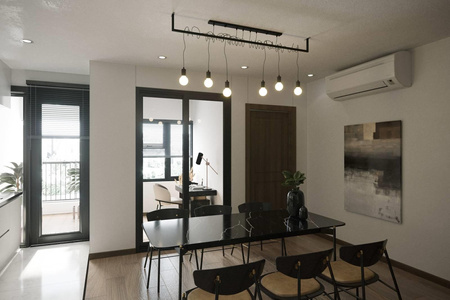 Sollux lampa wisząca Salamanca 4 4xE27 czarna SL.0895