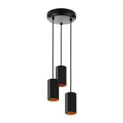 Spectrum lampa wisząca Chloe 3xGU10 czarna SLIP005006