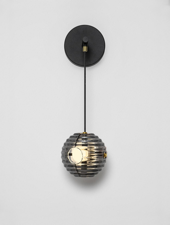 Luces Exclusivas kinkiet LED Seco 13W 1526lm 3000K IP20 czarno/złoty LE44234