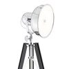 Argon lampa podłogowa LED Foto New 11W 1350lm 3500K czarna/chrom 150cm 3355