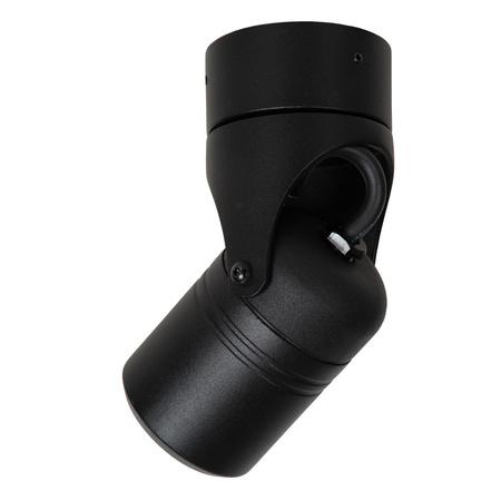 Lucide kinkiet zewnętrzny Niort 1xGU10 IP44 czarny 14825/01/30