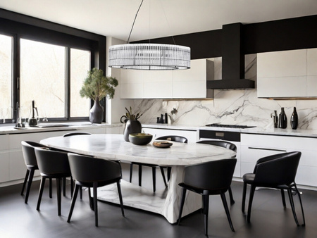 Luces Exclusivas lampa wisząca LED Actun Ø 70 cm G9 9x5W IP20 czarna LE43343