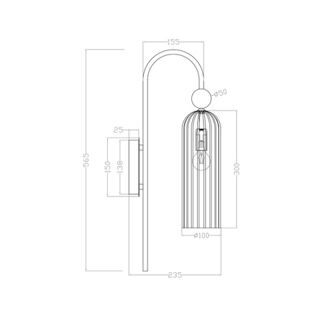 Light Prestige kinkiet Piega E14 1x10W biały LP-939/1W white