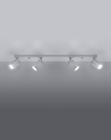 Sollux plafon (reflektorki) Ring 4l 4xGU10 biały SL.0331