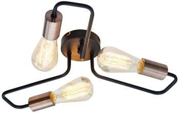 Candellux plafon Herpe 3xE27 czarny 33-66916