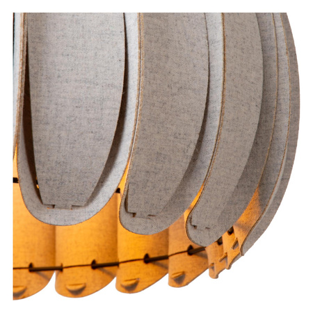 Lucide lampa wisząca Spencer Ø 30 cm 1xE27 szara 34445/30/36