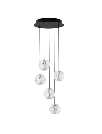 Luces Exclusivas lampa wisząca LED Chepen ściemnialna Ø 30 cm 25W 1301lm 3000K IP20 czarna LE44642