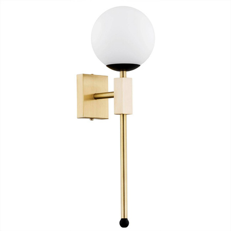 Argon kinkiet Megan E14 czarno/mosiężny 4740