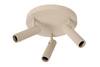 Lucide lampa sufitowa Grado Ø 25 cm 3xGU10 (MR11) 40W taupe 22974/13/41