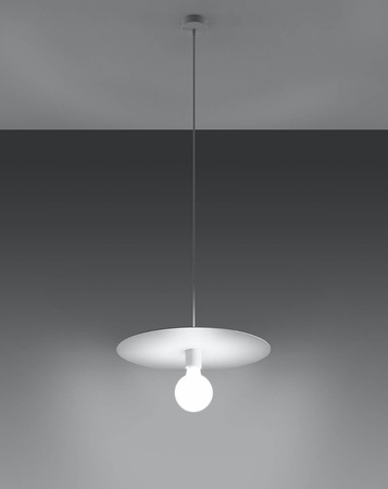 Sollux lampa wisząca Flavio E27 biała SL.0852