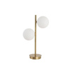 Light Prestige lampka biurkowa Dorado 2xG9 biało/złota LP-002/2T