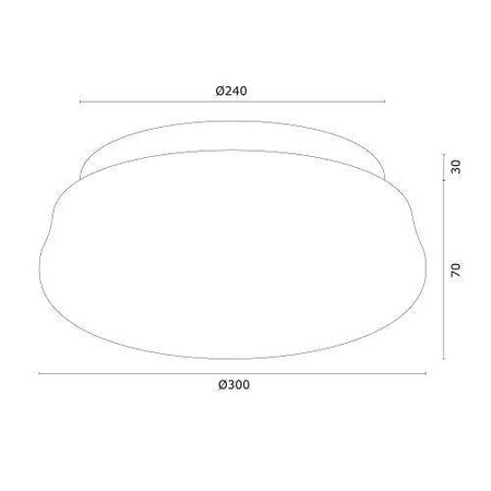 Argon plafon Ombra 3xE27 mosiężny 6142