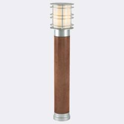 Norlys lampa stojąca zewnętrzna Stockholm E27 85cm ocynk/drewniana IP65 1420GA