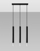 Sollux lampa wisząca Wezyr 3 3xG9 czarna SL.0962