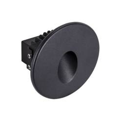 Ideus oprawa ścienna zewnętrzna LED Azyl C 1,6W 70lm 4000K czarna IP54 03906